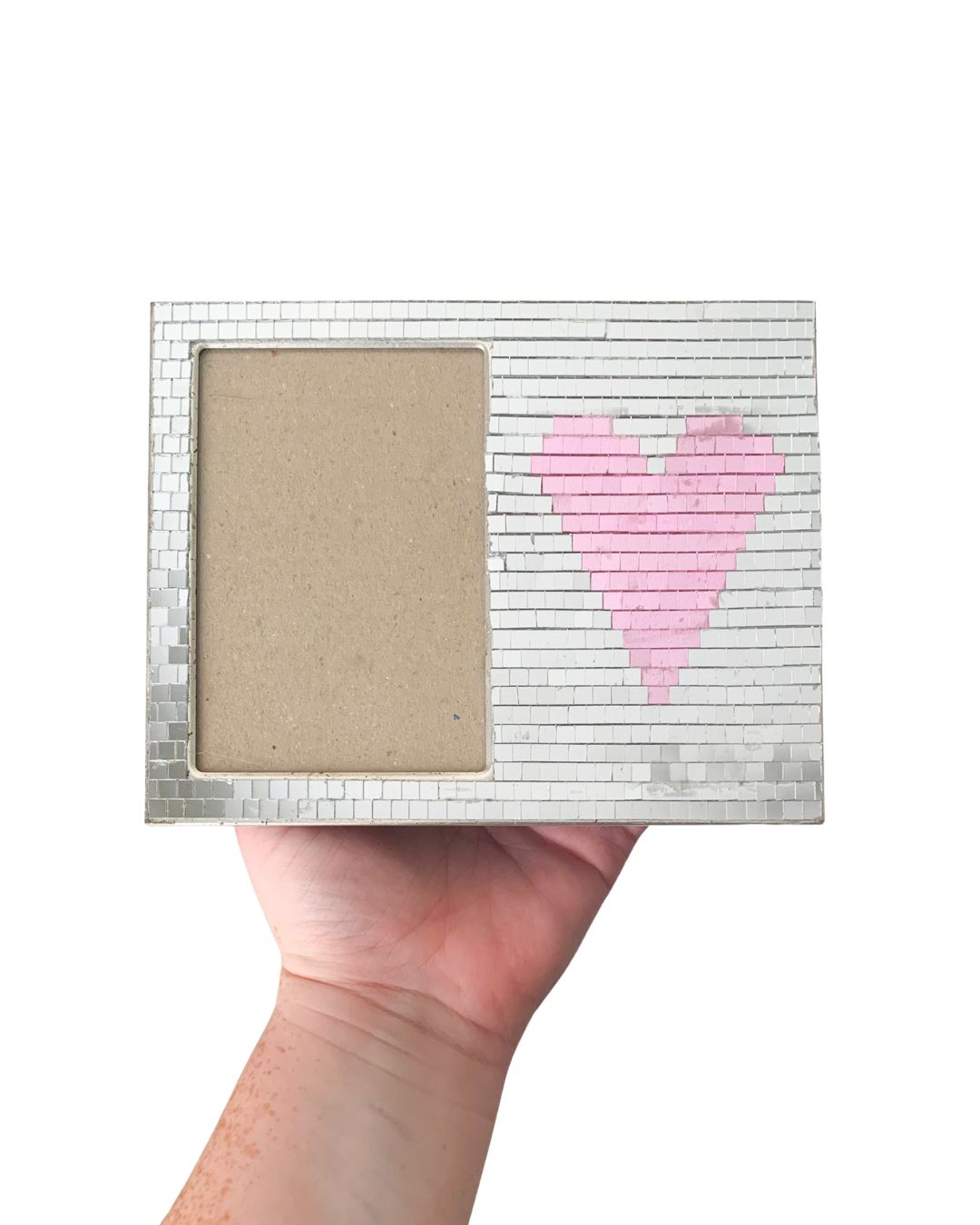 Disco Heart Frame 7" x 5.5"