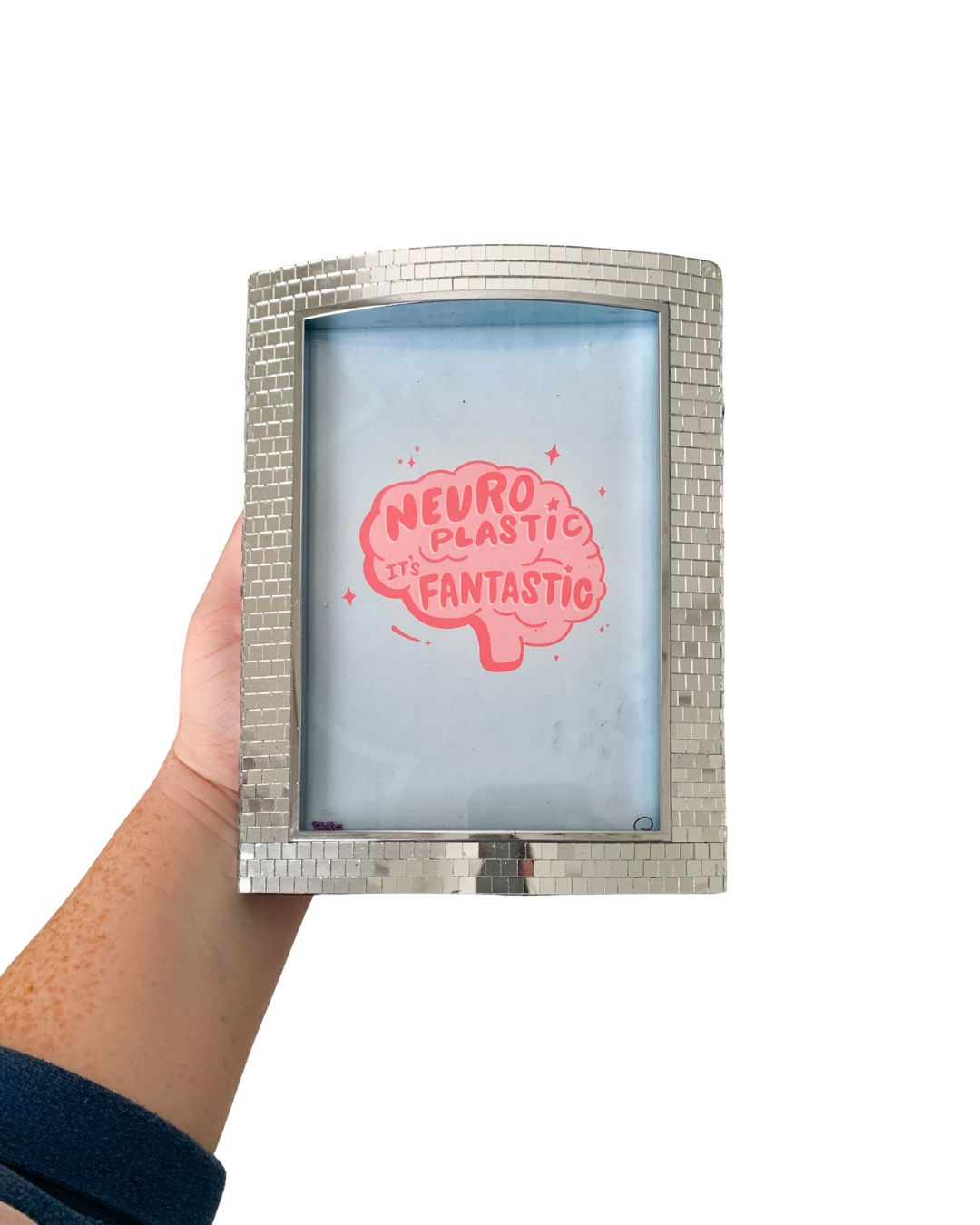 Silver Disco Frame 8" x 6"