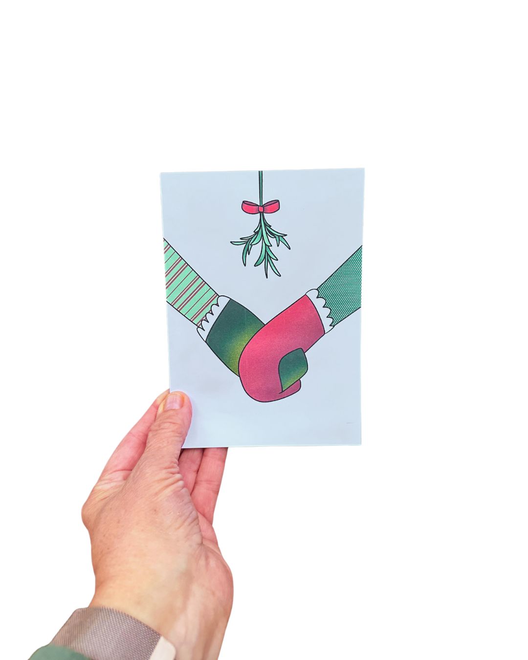 Holding Mitts Card