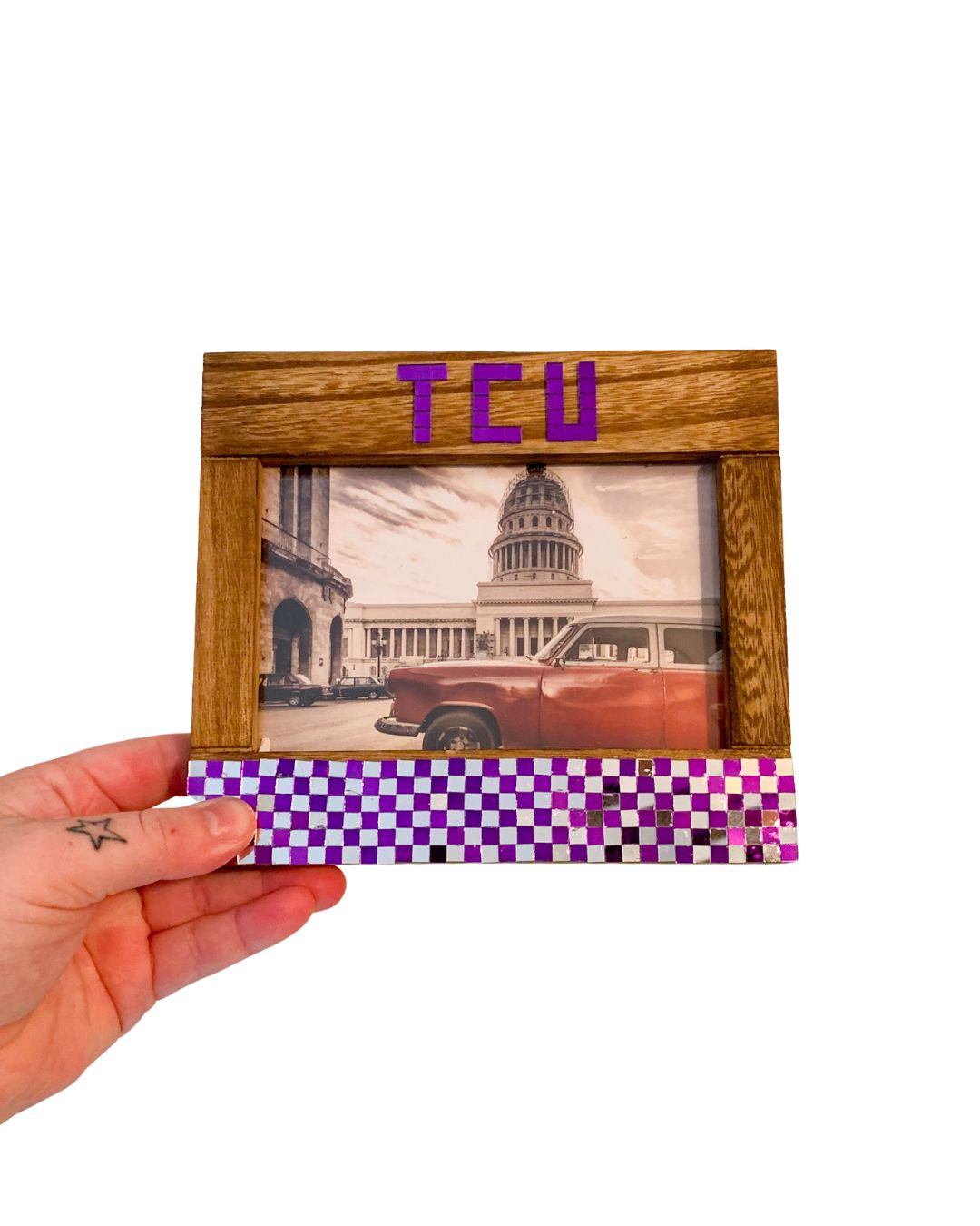 TCU Frame 7" x 6.25"