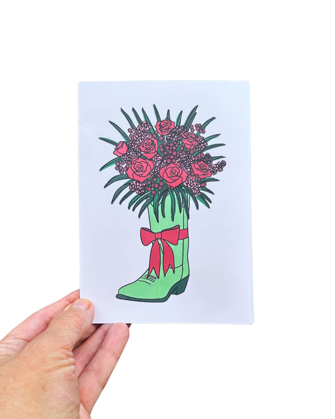 Floral Holiday Card