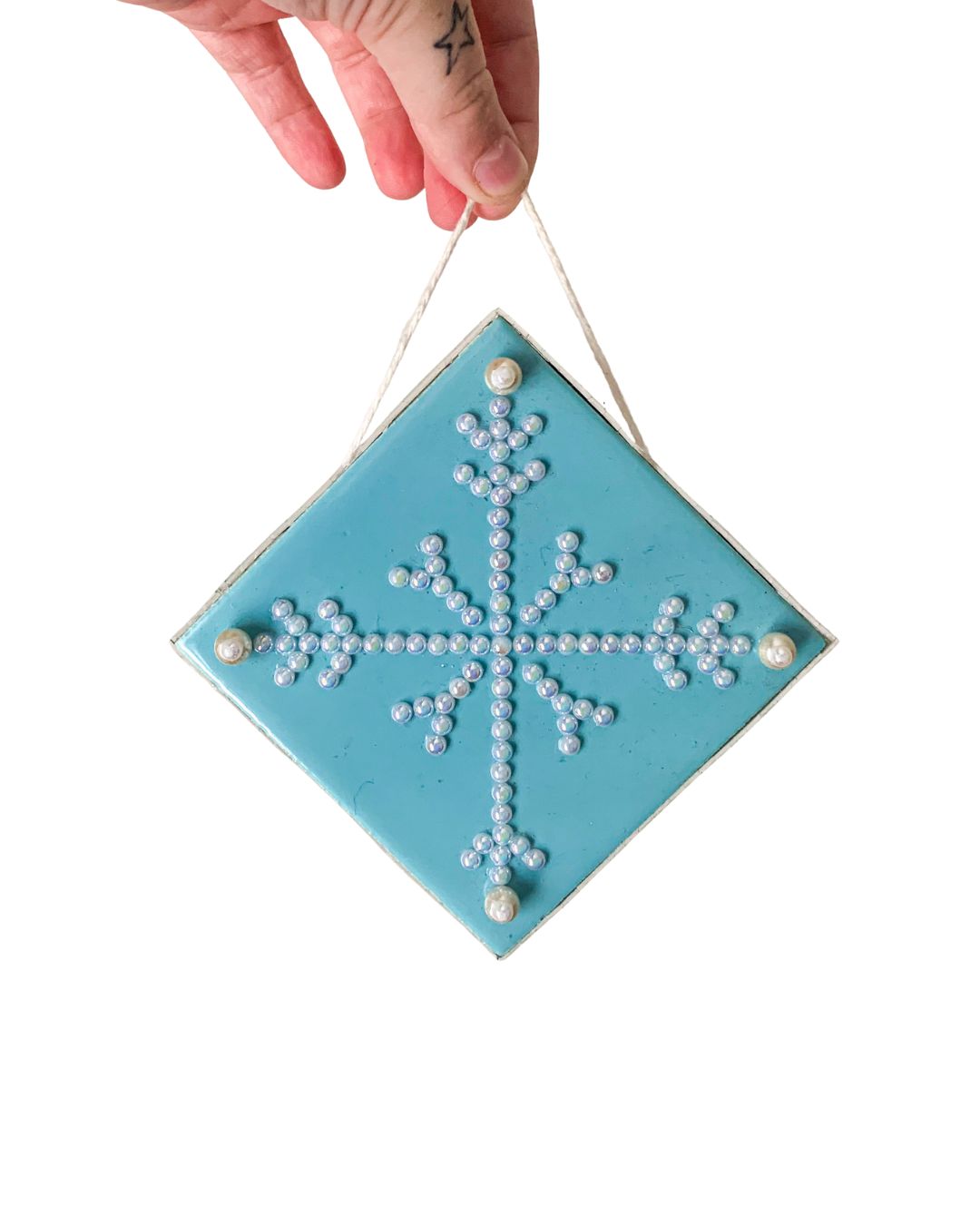 Snowflake Tile Ornaments