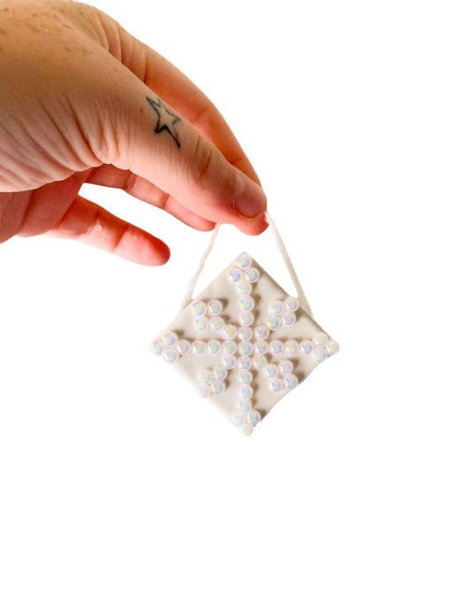 Snowflake Tile Ornaments