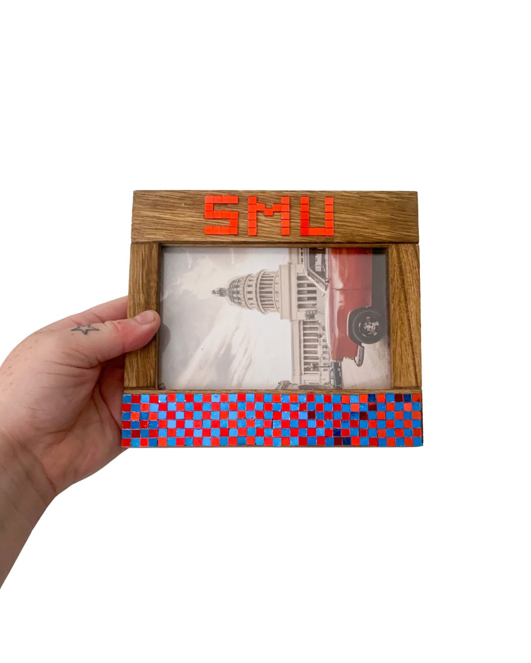 SMU Frame 7" x 6.25"