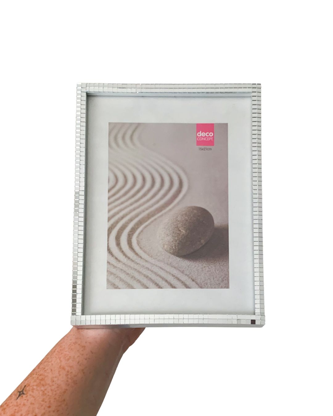 Silver Disco Frame 8.75" x 6.25"
